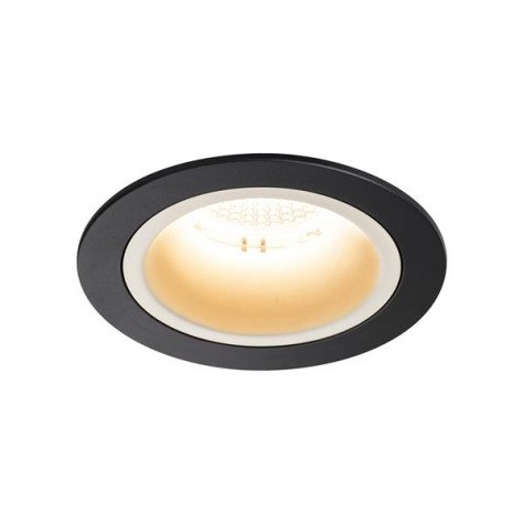 Numinos DL M plafonnier encastré LED noir/blanc 2700K 20°