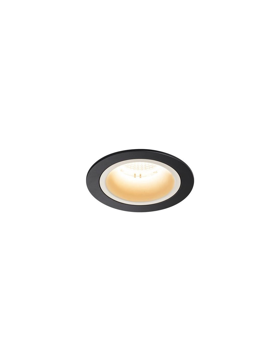 Numinos DL M plafonnier encastré LED noir/blanc 2700K 40°