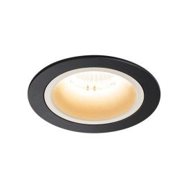Numinos DL M plafonnier encastré LED noir/blanc 2700K 55°