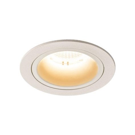 Numinos DL M plafonnier encastré LED blanc/blanc 2700K 20°