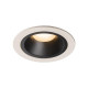 Numinos DL M plafonnier encastré LED blanc/noir 2700K 40°