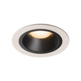 Numinos DL M plafonnier encastré LED blanc/noir 2700K 55°