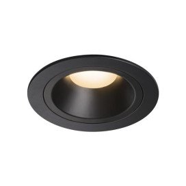Numinos DL M plafonnier encastré LED noir/noir 3000K 20°