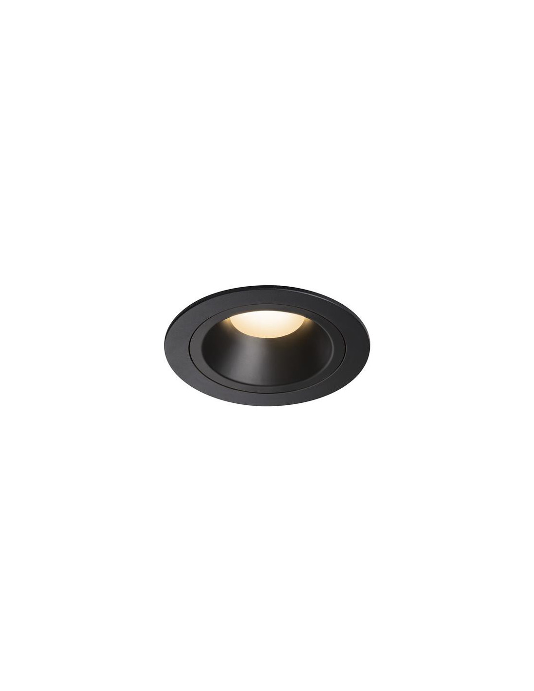 Numinos DL M plafonnier encastré LED noir/noir 3000K 20°