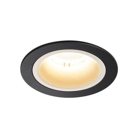 Numinos DL M plafonnier encastré LED noir/blanc 3000K 40°