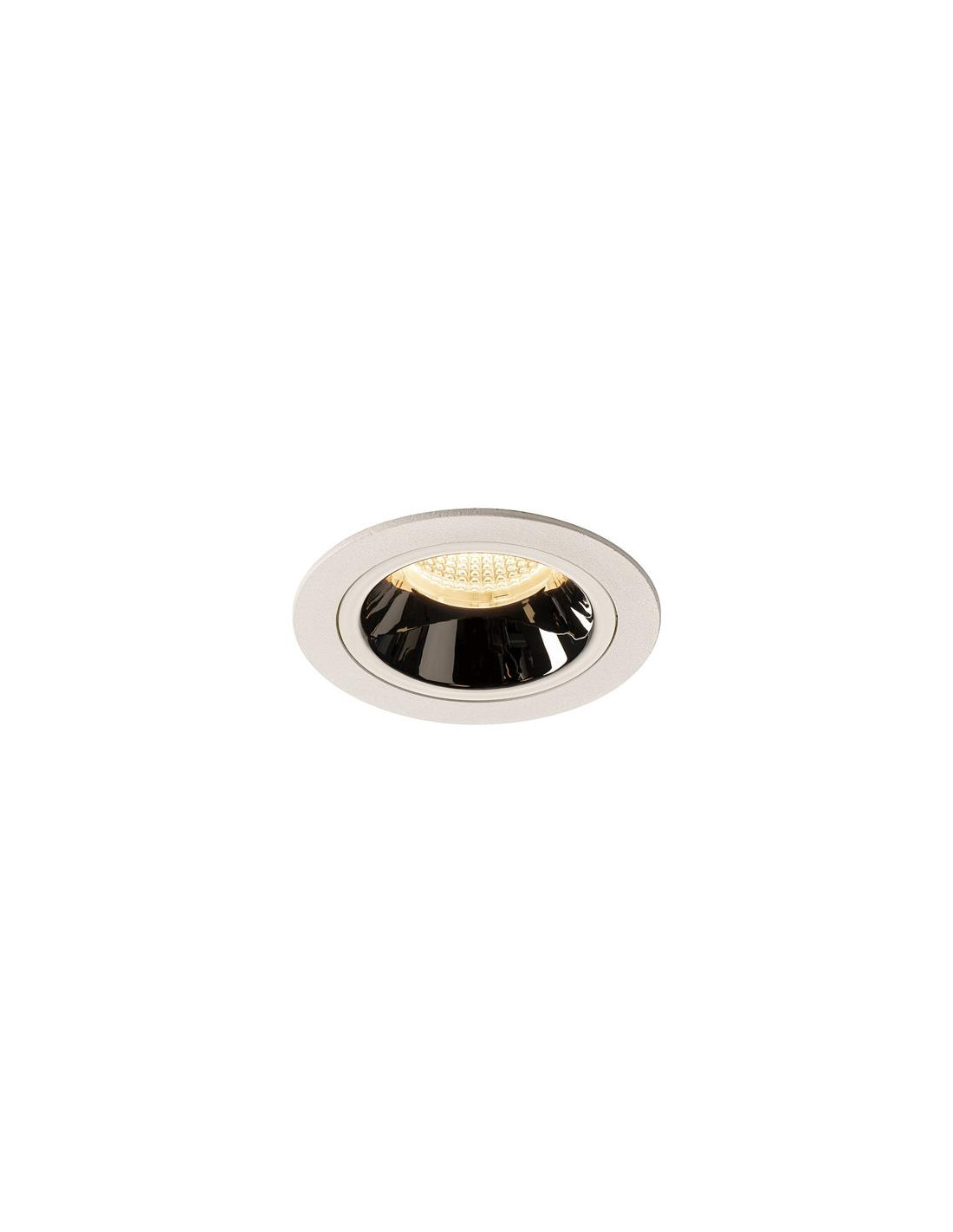 Numinos DL M plafonnier encastré LED blanc/chromé 3000K 20°