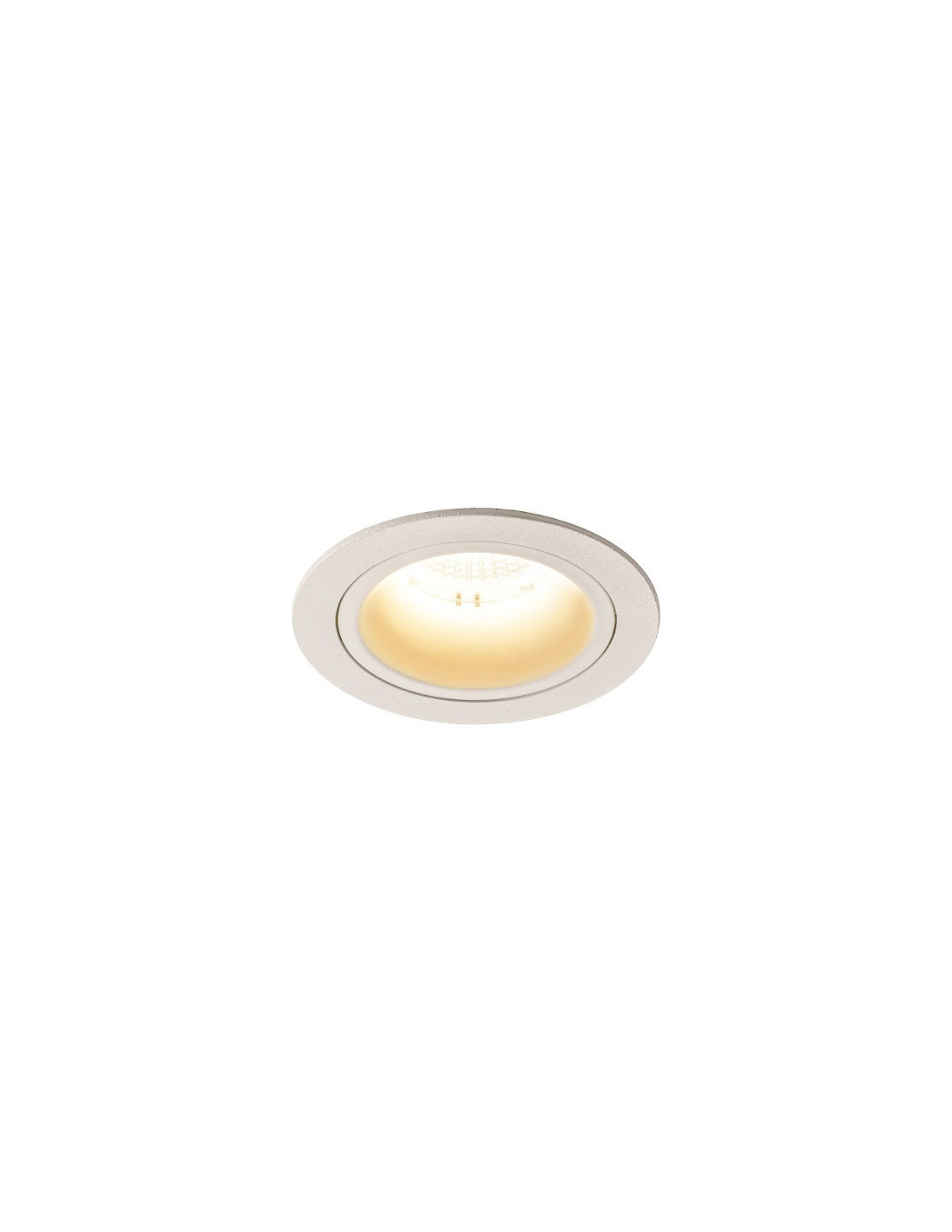 Numinos DL M plafonnier encastré LED blanc/blanc 3000K 40°