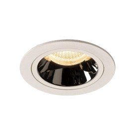 Numinos DL M plafonnier encastré LED blanc/chromé 3000K 40°