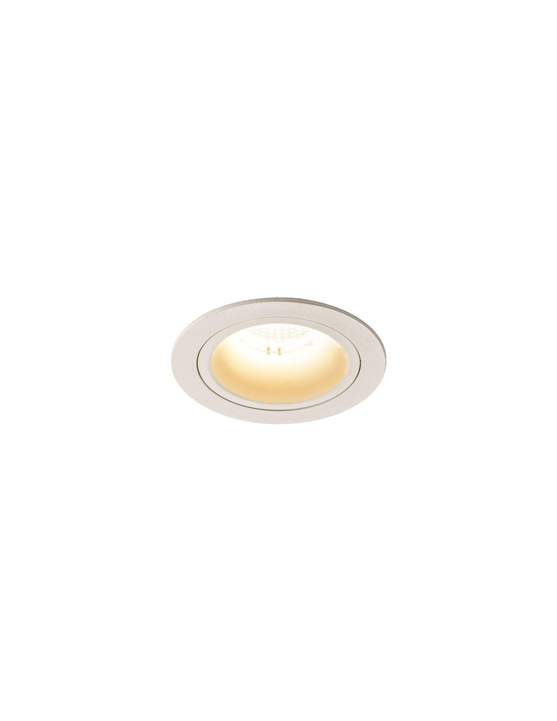 Numinos DL M plafonnier encastré LED blanc/blanc 3000K 55°