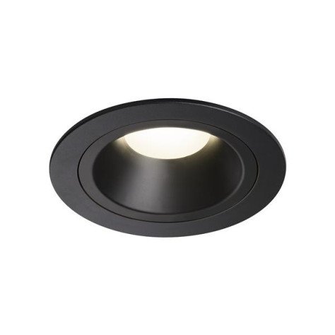 Numinos DL M plafonnier encastré LED noir/noir 4000K 40°