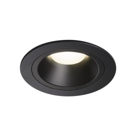 Numinos DL M plafonnier encastré LED noir/noir 4000K 55°
