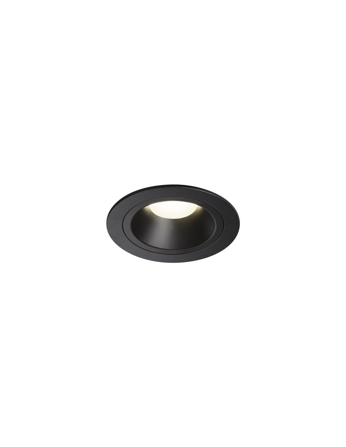 Numinos DL M plafonnier encastré LED noir/noir 4000K 55°