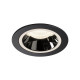 Numinos DL M plafonnier encastré LED noir/chromé 4000K 55°