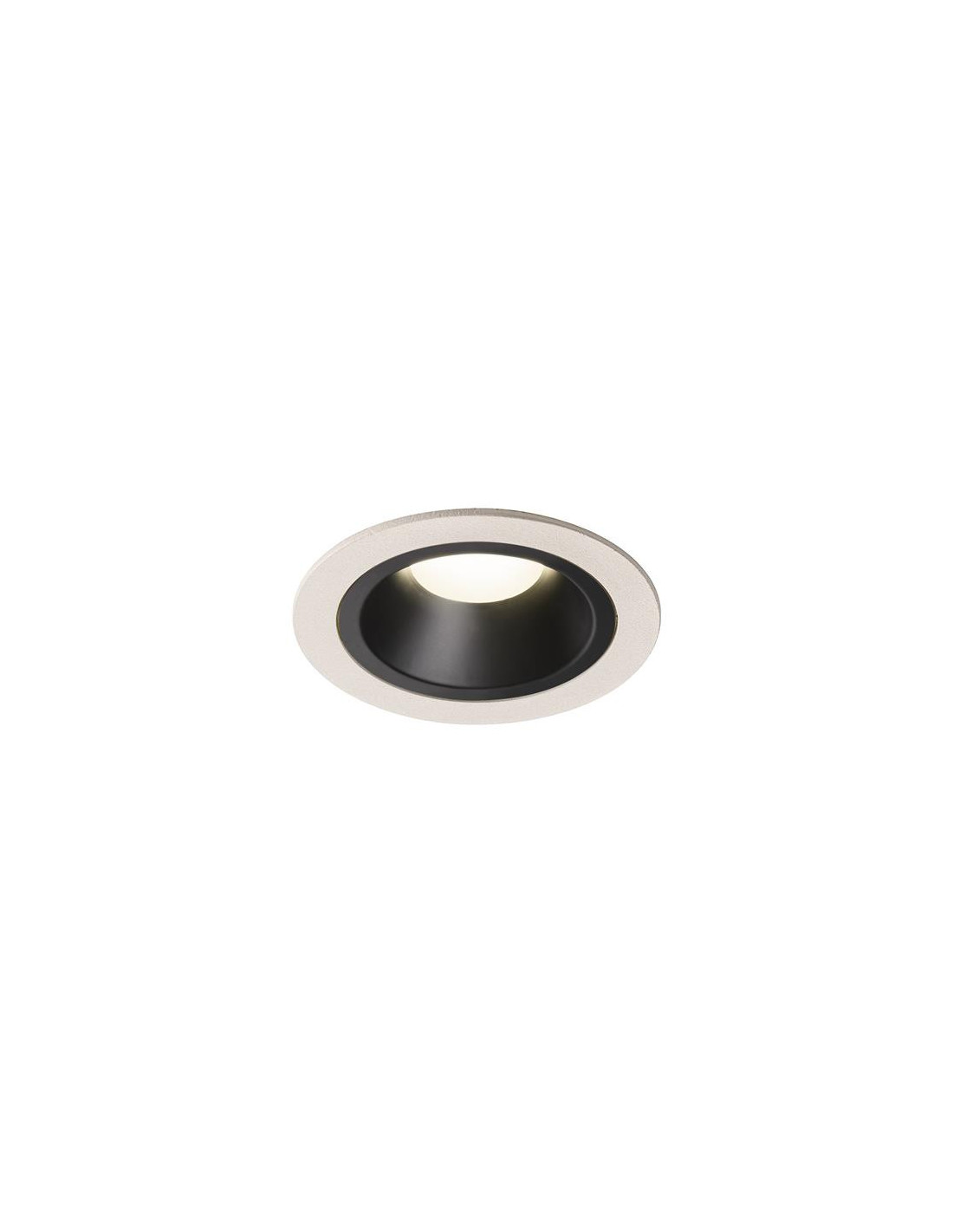 Numinos DL M plafonnier encastré LED blanc/noir 4000K 20°