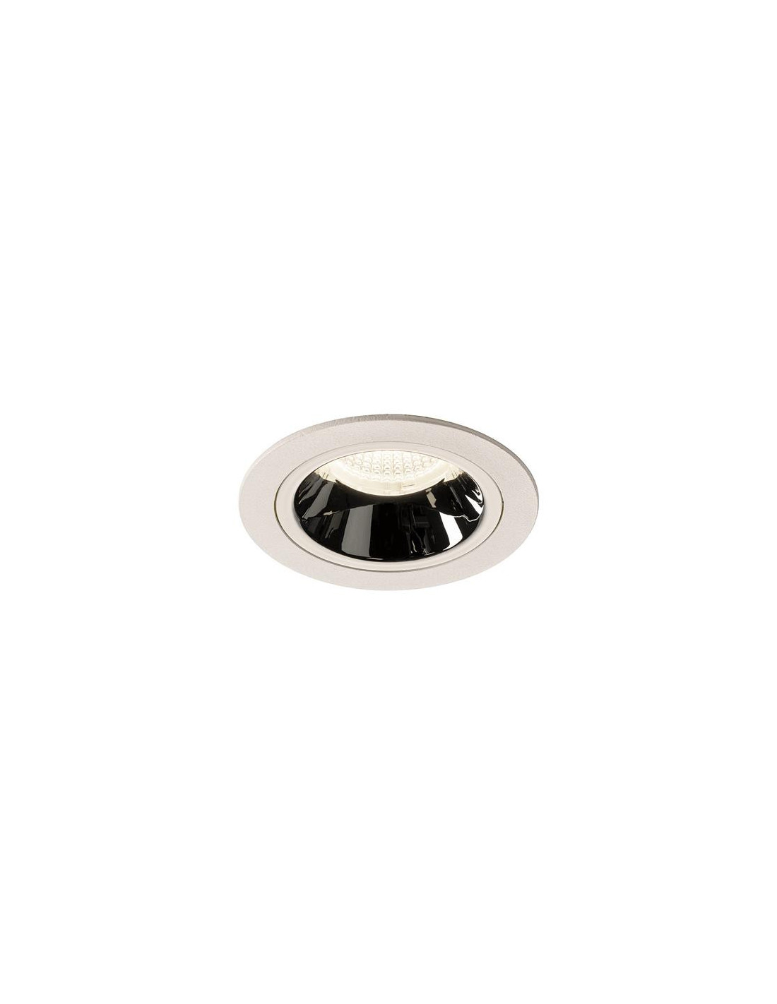 Numinos DL M plafonnier encastré LED blanc/chromé 4000K 40°