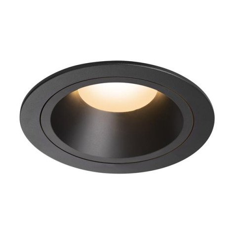 Numinos DL L plafonnier encastré LED noir/noir 2700K 55°