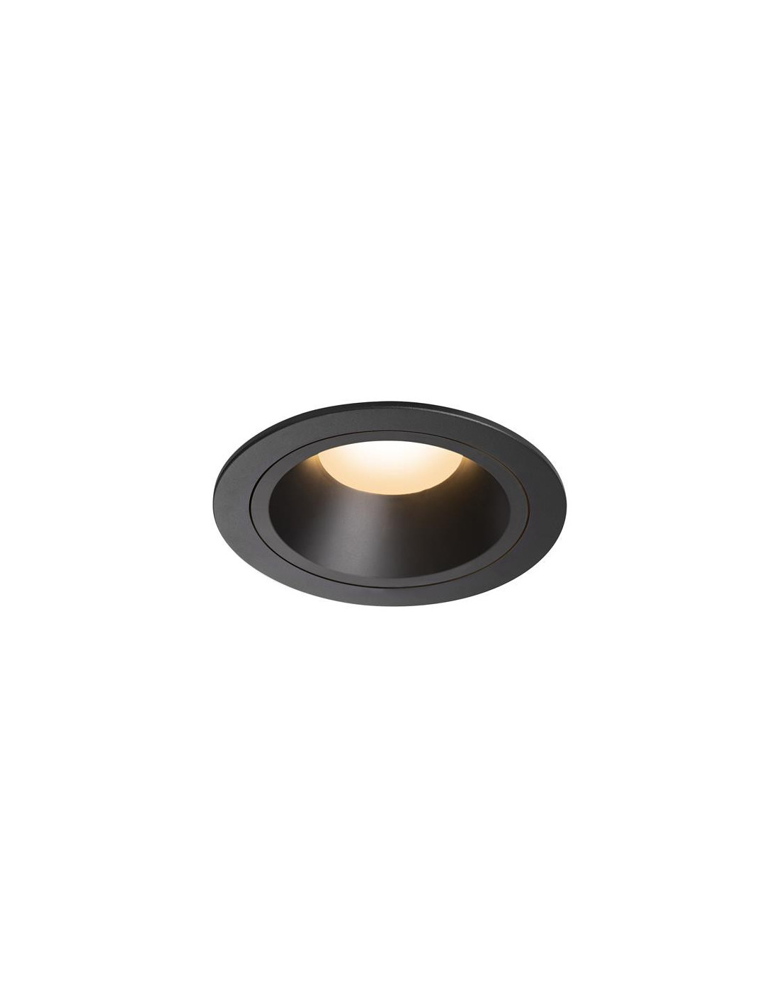 Numinos DL L plafonnier encastré LED noir/noir 2700K 55°