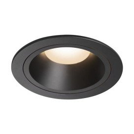Numinos DL L plafonnier encastré LED noir/noir 3000K 55°