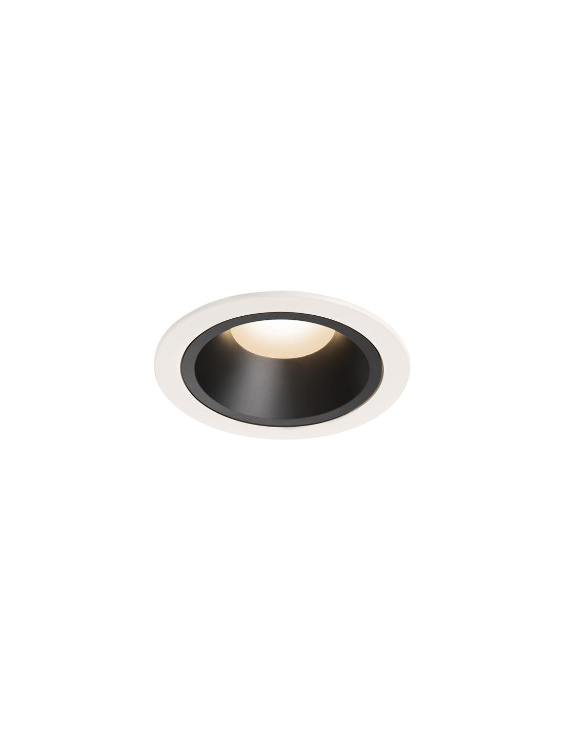 Numinos DL L plafonnier encastré LED blanc/noir 3000K 40°