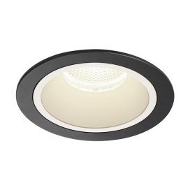 Numinos DL L plafonnier encastré LED noir/blanc 4000K 40°