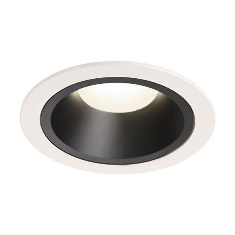 Numinos DL L plafonnier encastré LED blanc/noir 4000K 20°