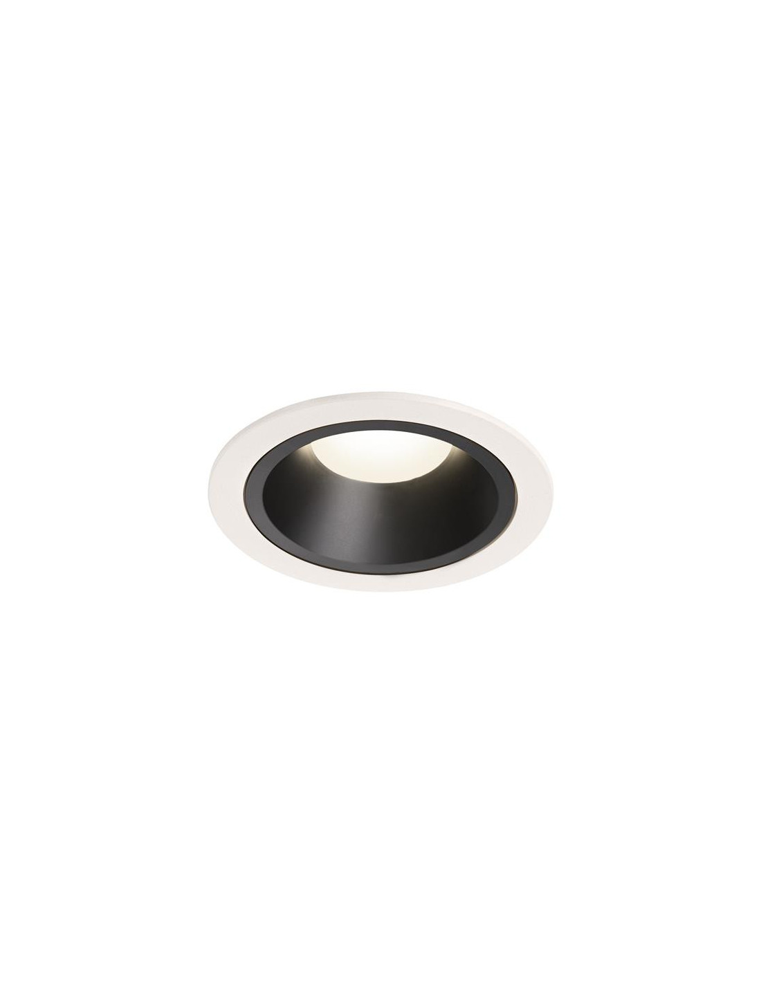 Numinos DL L plafonnier encastré LED blanc/noir 4000K 20°