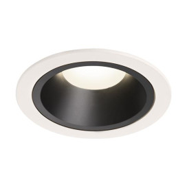 Numinos DL L plafonnier encastré LED blanc/noir 4000K 40°