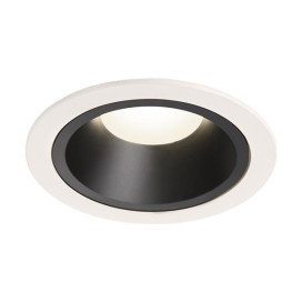 Numinos DL L plafonnier encastré LED blanc/noir 4000K 55°