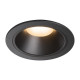 Numinos DL XL plafonnier encastré LED noir/noir 2700K 55°