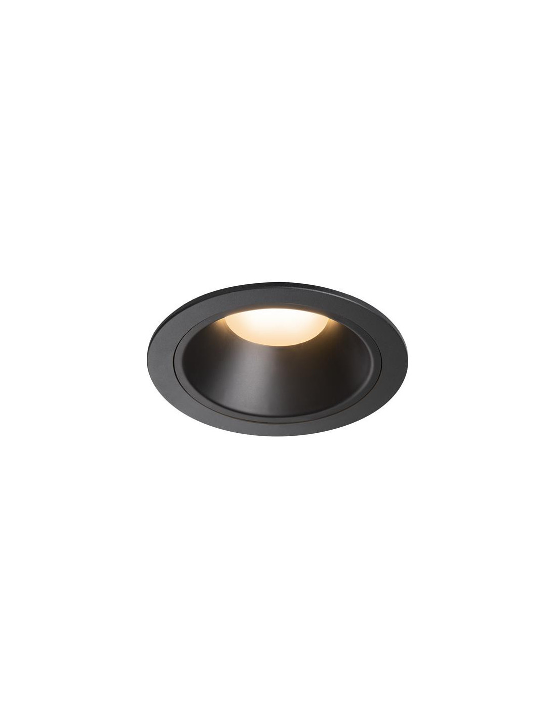 Numinos DL XL plafonnier encastré LED noir/noir 2700K 55°
