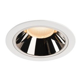 Numinos DL XL plafonnier encastré LED blanc/chromé 2700K 20°