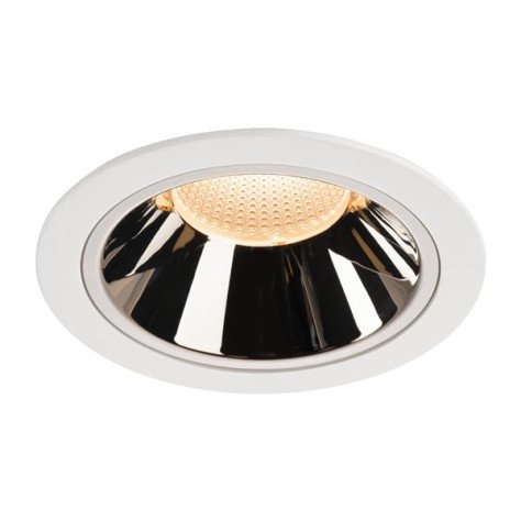 Numinos DL XL plafonnier encastré LED blanc/chromé 2700K 20°