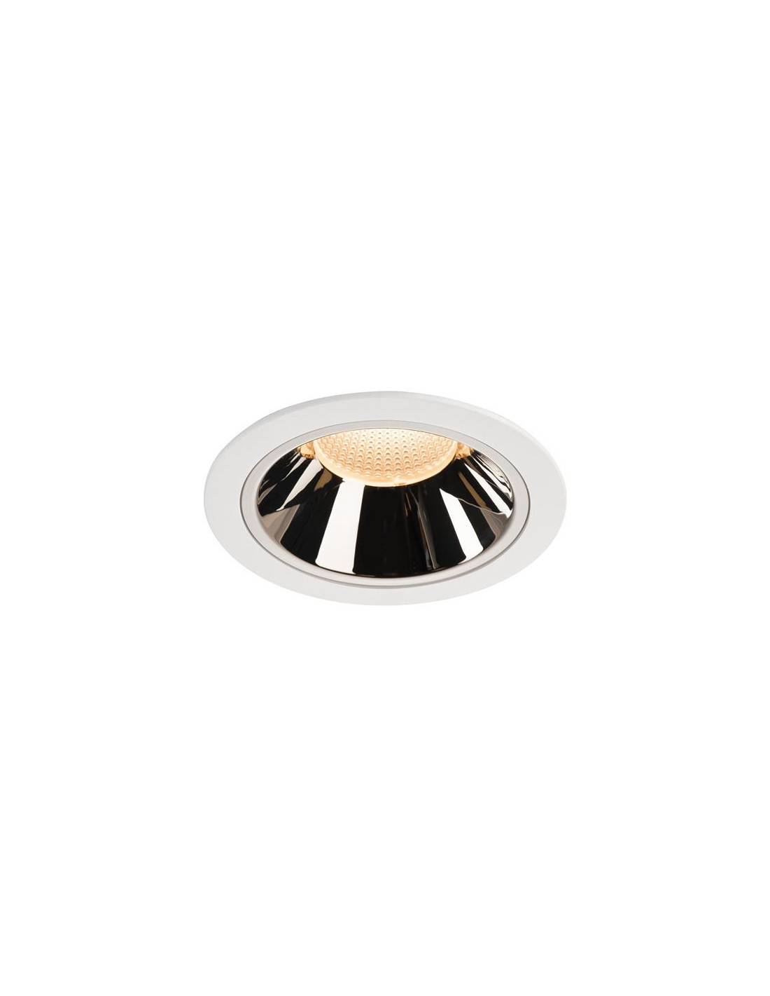 Numinos DL XL plafonnier encastré LED blanc/chromé 2700K 20°