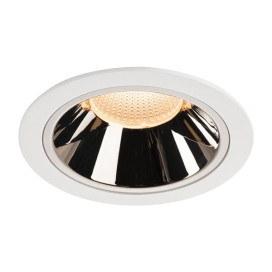 Numinos DL XL plafonnier encastré LED blanc/chromé 2700K 40°