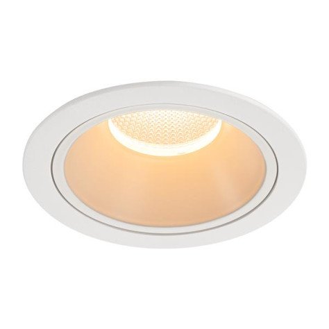 Numinos DL XL plafonnier encastré LED blanc/blanc 2700K 55°