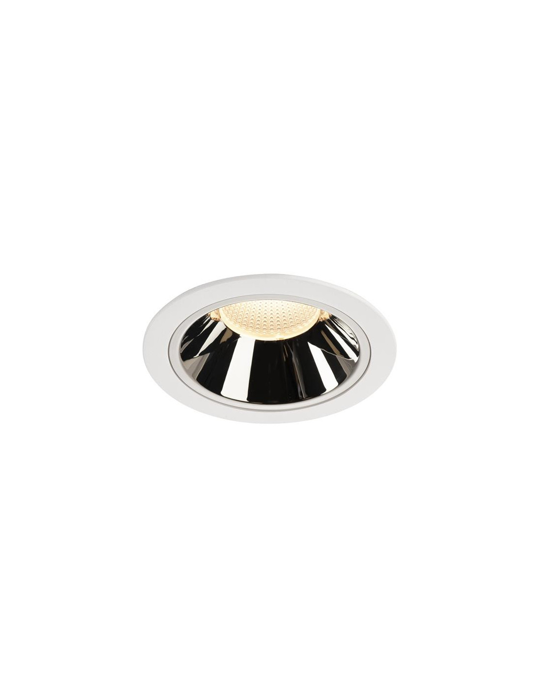 Numinos DL XL plafonnier encastré LED blanc/chromé 3000K 40°
