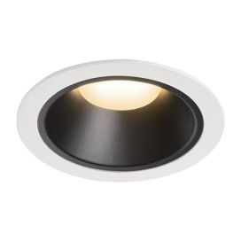 Numinos DL XL plafonnier encastré LED blanc/noir 3000K 55°