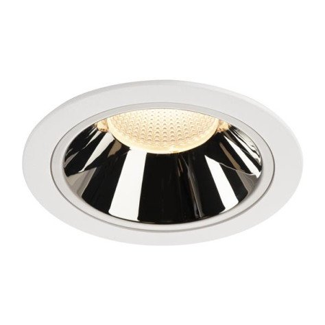 Numinos DL XL plafonnier encastré LED blanc/chromé 3000K 55°
