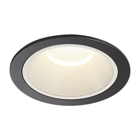 Numinos DL XL plafonnier encastré LED noir/blanc 4000K 20°