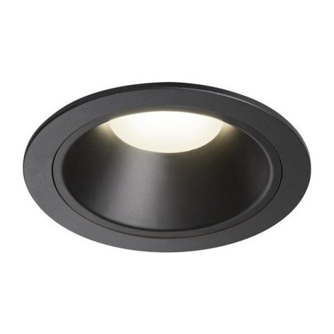 Numinos DL XL plafonnier encastré LED noir/noir 4000K 40°