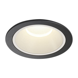 Numinos DL XL plafonnier encastré LED noir/blanc 4000K 40°