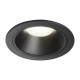 Numinos DL XL plafonnier encastré LED noir/noir 4000K 55°