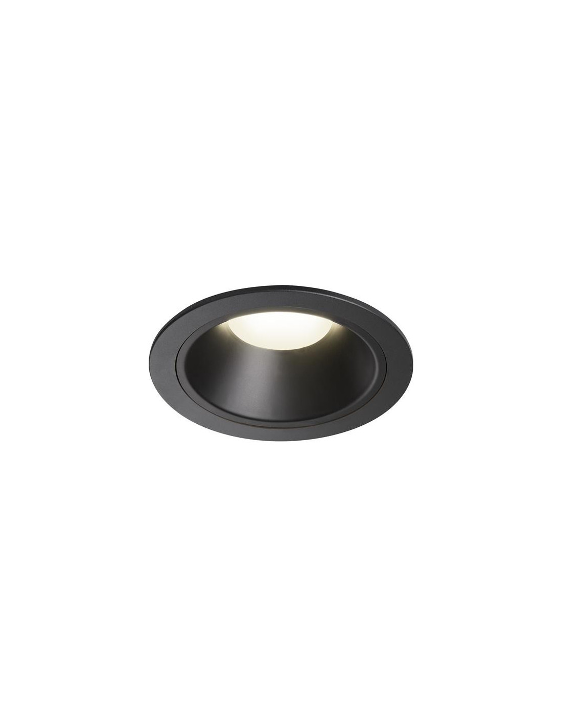 Numinos DL XL plafonnier encastré LED noir/noir 4000K 55°