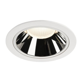 Numinos DL XL plafonnier encastré LED blanc/chromé 4000K 20°
