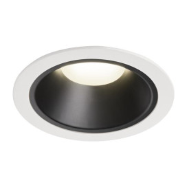 Numinos DL XL plafonnier encastré LED blanc/noir 4000K 55°