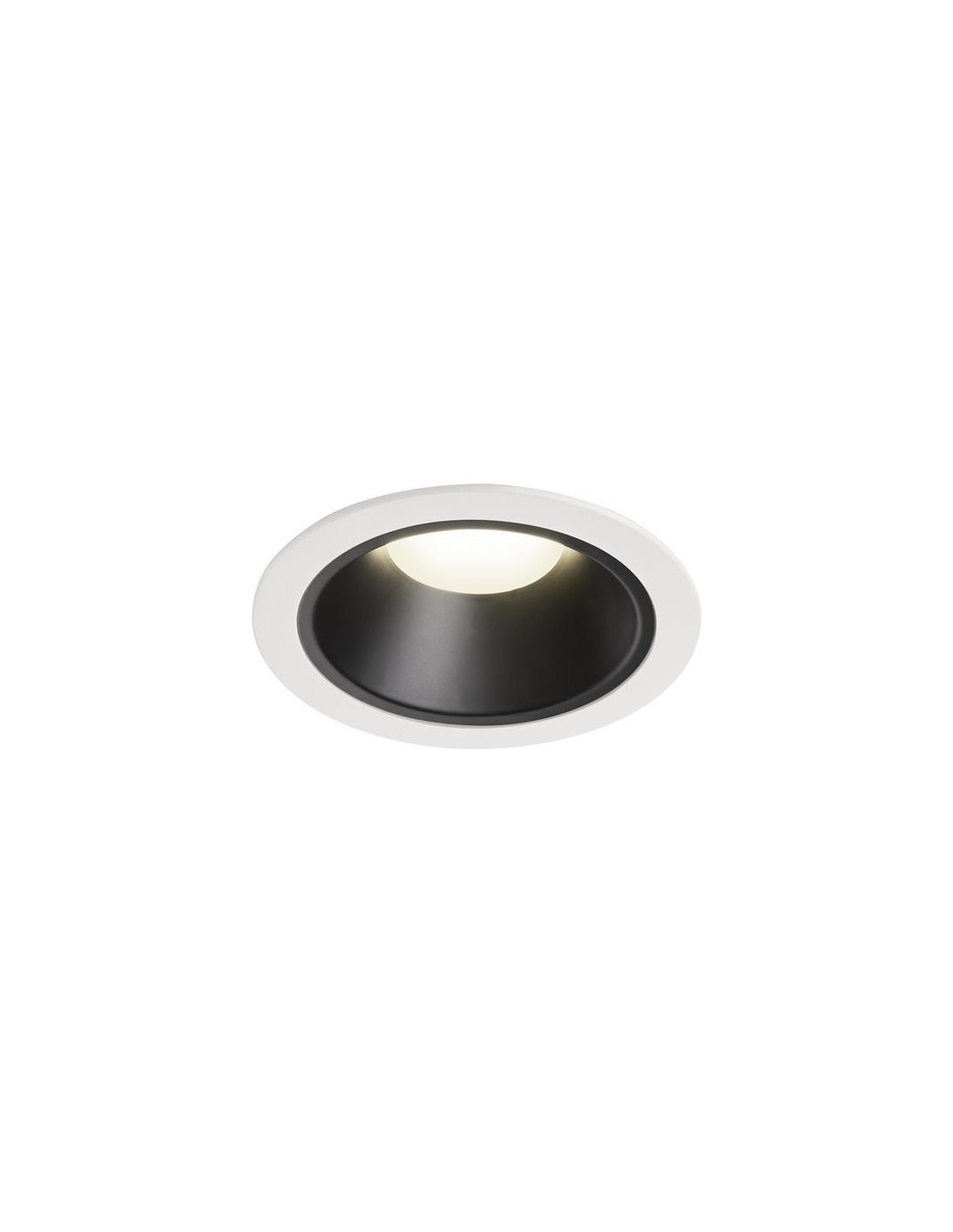 Numinos DL XL plafonnier encastré LED blanc/noir 4000K 55°