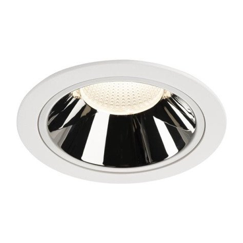 Numinos DL XL plafonnier encastré LED blanc/chromé 4000K 55°