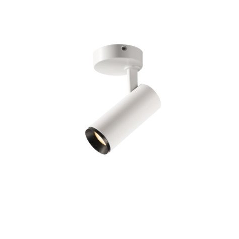 Numinos spot phase S plafonnier LED blanc/noir 2700K 60°