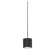 Oculus PK suspension LED single noire DIM TO WARM 2000-3000K