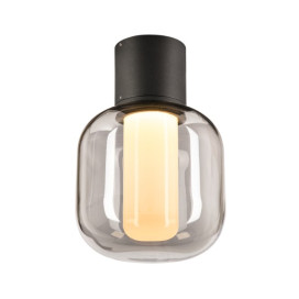 Ovalisk CL lampe montée au plafond LED outdoor anthracite CCT switch 3000/4000K